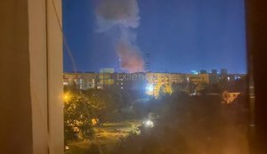 Occupied Crimea came under massive drone attack overnight: explosions and power cuts have been reported. VIDEO