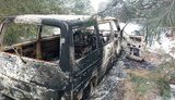поджог автомобиль микроавтобус