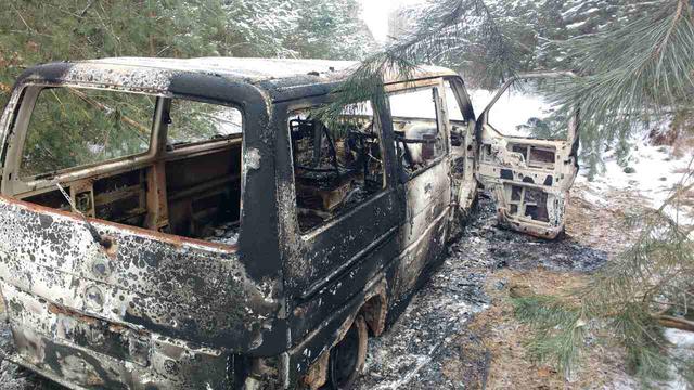 поджог автомобиль микроавтобус