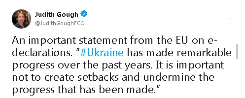 Украине важно не подрывать достигнутый прогресс, - посол Британии Гоф о е-декларировании 01