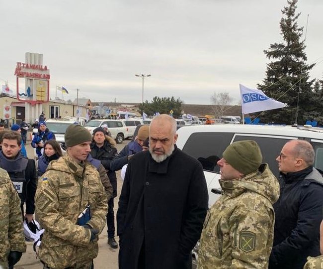 Председатель ОБСЕ Рама побывал в Станице Луганской 01