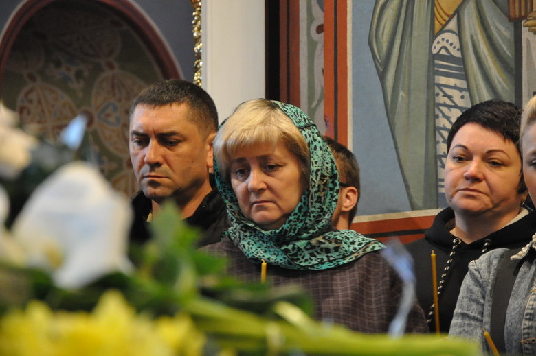 Farewell to cyborg paratrooper of 95th Brigade Ruslan Borovik, who died in battles with Russian occupiers in east, said goodbye in Kyiv 28