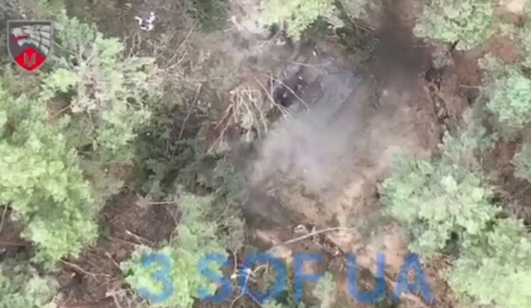 Special Operations Forces fighters destroyed group of occupiers in Donetsk direction with accurate drone strikes. VIDEO
