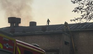 Кіностудію Довженка знову пошкоджено ударом РФ по Києву. ВІДЕО+ФОТОрепортаж