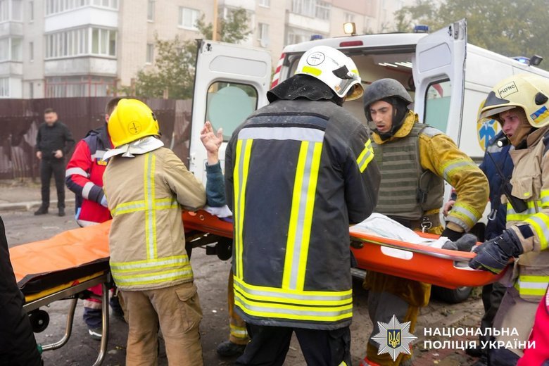 Russian attack on Rivne on 14 October – eight wounded, four hospitalised