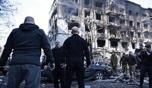 Consequences of Russian ballistic missile strike on Dobropillia. PHOTOS
