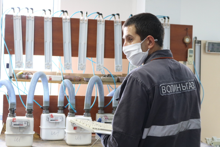 Волиньгаз провів повірку 10 тисяч газових лічильників з початку року 01