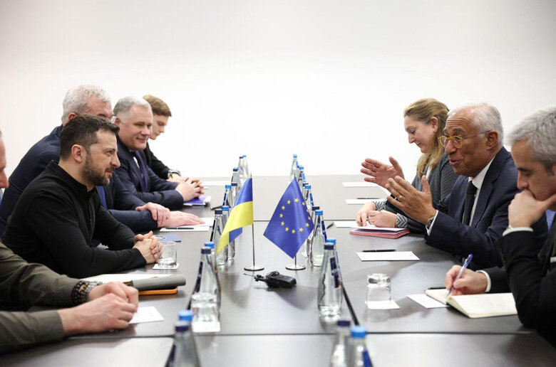 Зеленський зустрівся із Антоніу Коштою