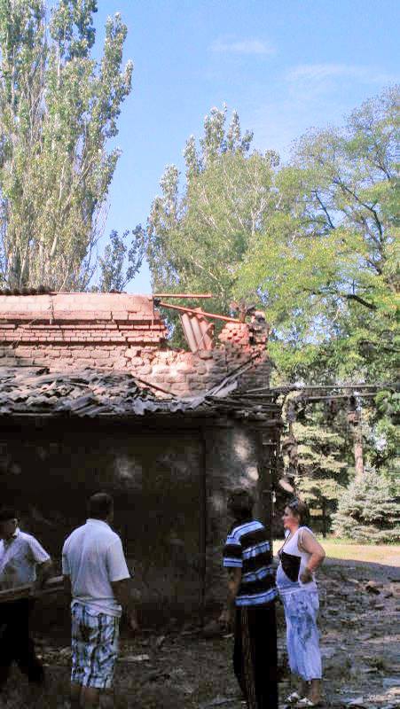 обстрел авдеевка