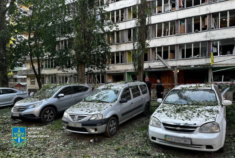 Kyiv after the shelling on 17 June