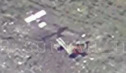 росіяни запускають безпілотник