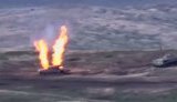 Война в Нагорном Карабахе: Минобороны Армении обнародовало кадры уничтожения военной техники Азербайджана. ВИДЕО
