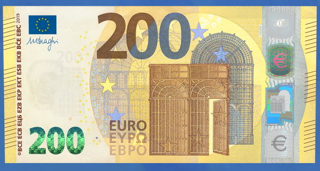 Европейский центробанк представил новые банкноты достоинством 100 и 200 евро 03