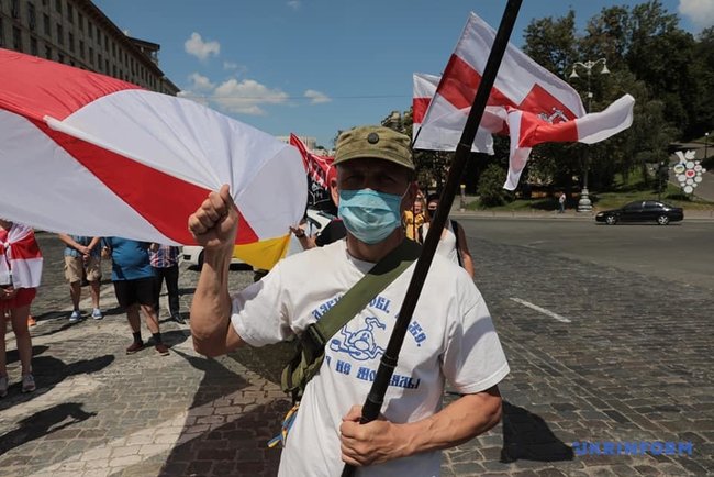 Акція солідарності з Білоруссю відбулася в Києві 06