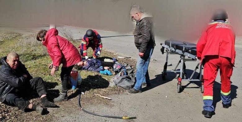 удар по маршрутці в Херсоні