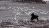 "Алчевск хочет жить!": город засыпало черным снегом. ФОТО