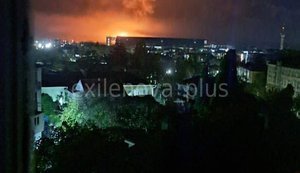 Дроны атаковали Краснодарский край РФ: раздавались взрывы, горит нефтяной терминал. ВИДЕО+ФОТО