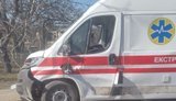 Russian strike on an ambulance in the Kherson region