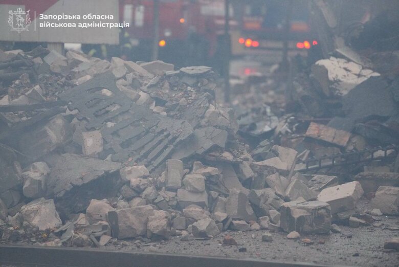 Consequences of the attack on Zaporizhzhia