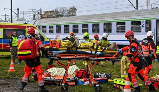 У Польщі біля кордону з Україною відпрацювали удар російського дрона по залізничному вокзалу. ВІДЕО+ФОТО