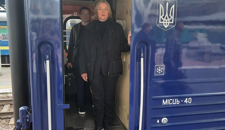 Speaker of German Bundestag Bass arrived in Kyiv. PHOTO