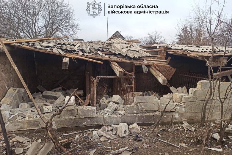Обстріли на Запоріжжі 12 грудня