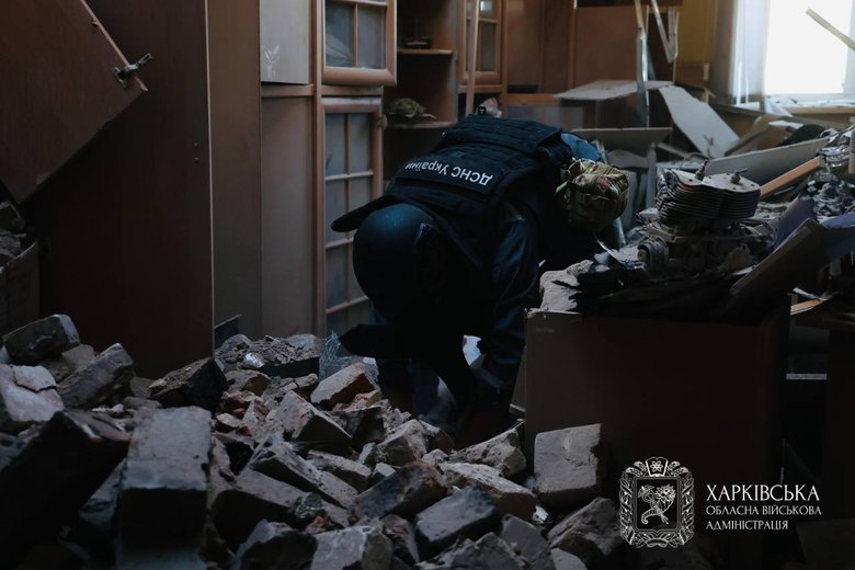 Consequences of the shahid attack on Kharkiv on 16 September 2025