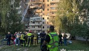 Киев после обстрела