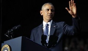 Obama bids emotional farewell to Americans. VIDEO