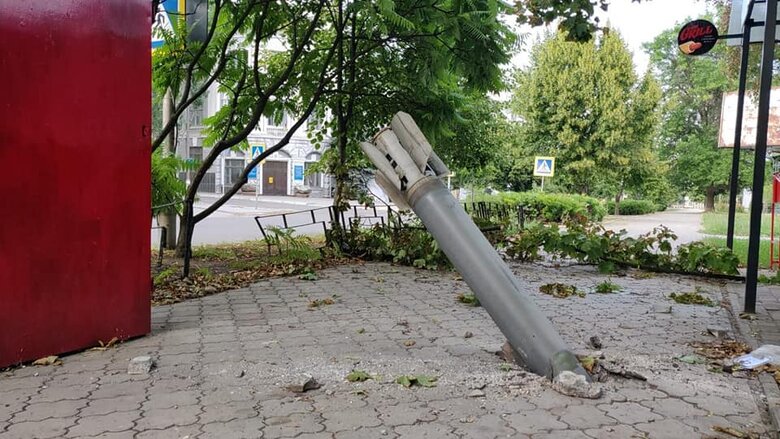 Consequences of today’s Bakhmut shelling by Rashists from MLRS 02