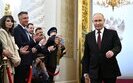 Російський диктатор Володимир Путін на "інавгурації" в Кремлі в Москві 7 травня 2024 року