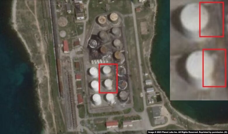 Consequences of fires at oil depots in Krasnodar region and occupied Sevastopol 03
