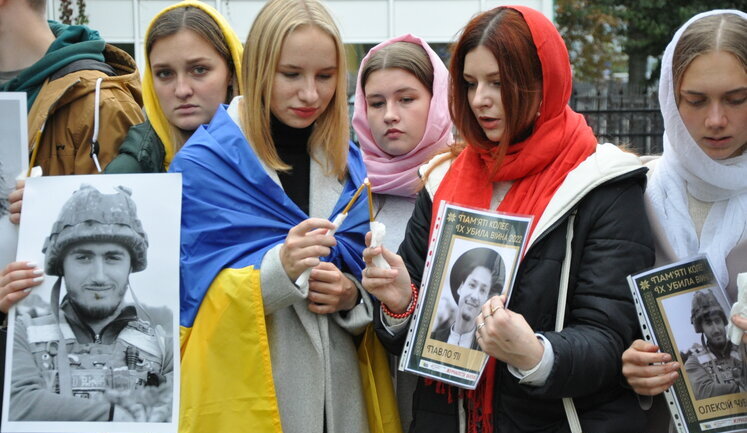 В Киеве состоялось поминальное богослужение по погибшим украинским журналистам. ВИДЕО+ФОТОрепортаж