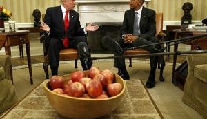 "Розмова була чудовою", - Обама про першу зустріч із Трампом. ФОТОрепортаж