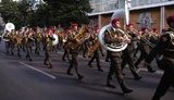 Военные духовые оркестры ВСУ прошлись парадом в Житомире. ФОТО