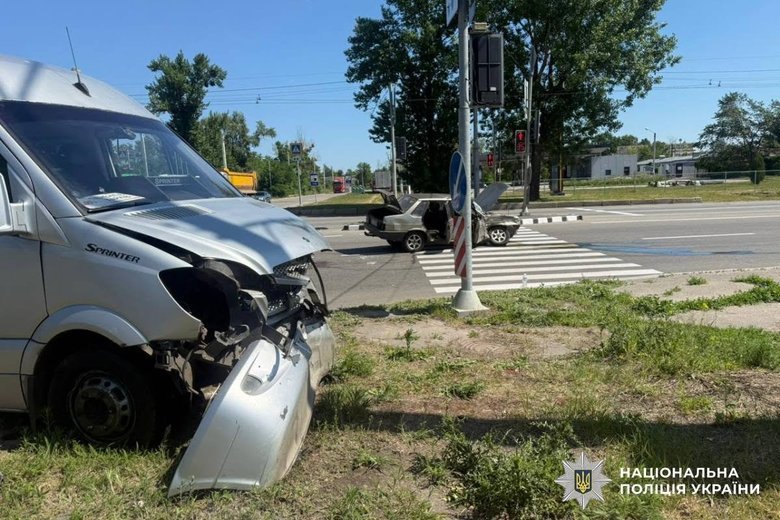 Three children injured in Kharkiv traffic accident