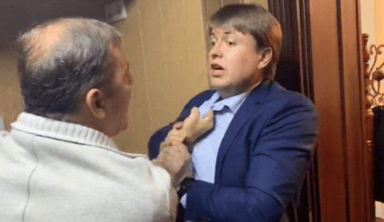 Ex-MP Liashko served with notice of suspicion of beating Verkhovna Rada’s Energy Committee Chair Herus at Boryspil airport. VIDEO