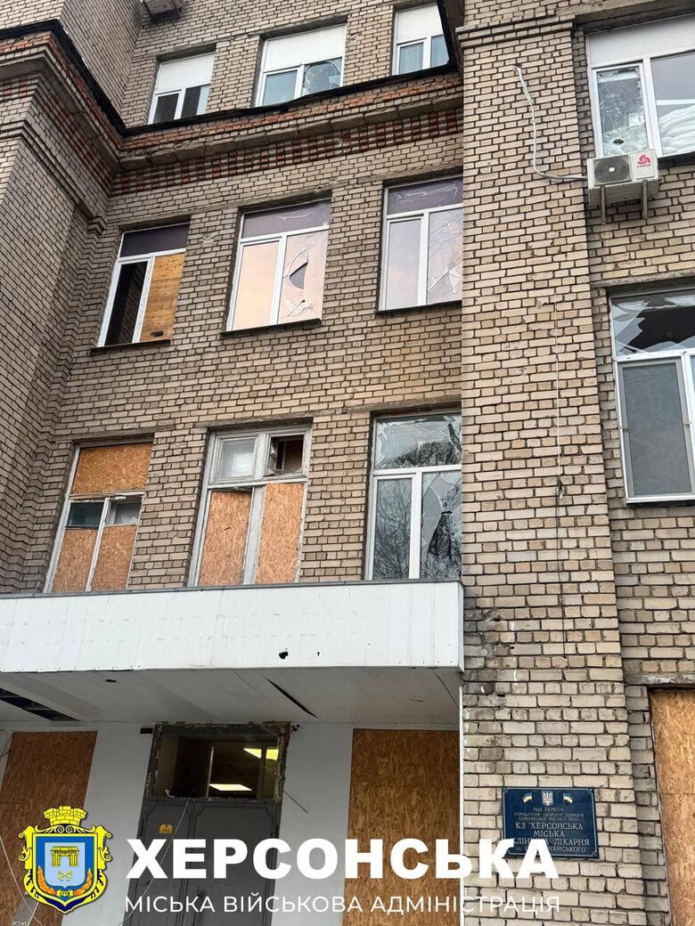 Ворог обстріляв медичні заклади Херсонщини
