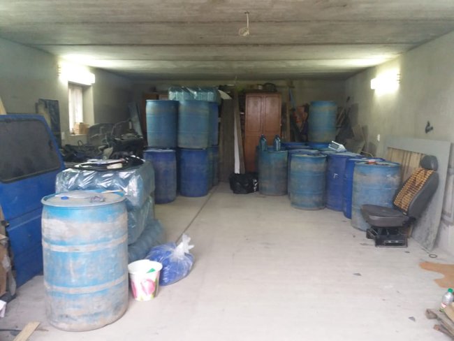 Велику партію спирту вартістю 1,47 млн ​​грн вилучено з незаконного обігу на Волині 07