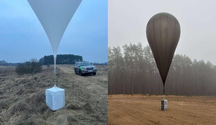 Литва перехопила вісім повітряних куль та дрон із Білорусі. ФОТОрепортаж