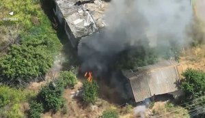 Border guards in south destroyed "Murom-M" system, antennas and Russian equipment. VIDEO