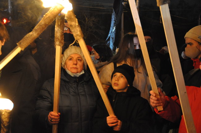 В Киеве прошло факельное шествие к 112-летию Бандеры 49