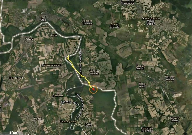 Генштаб розповів про заліт дрона з Угорщини в Україну
