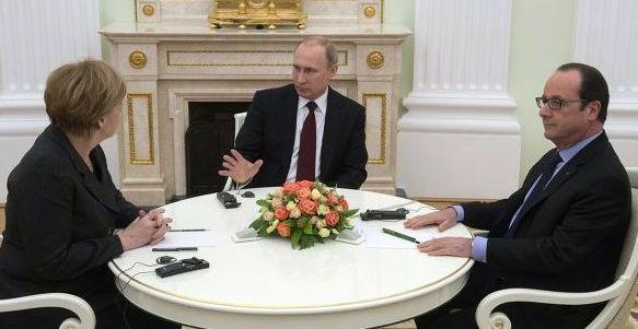 путин меркель олланд