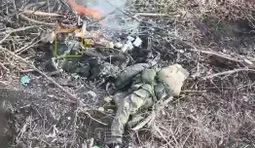 Destruction of Russian stormtroopers near Chasiv Yar