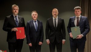 Єдині стандарти якості оборонної продукції та створення спільного оборонного підприємства в Україні: Шмигаль зустрівся з міністром оборони Норвегії Сандвіком. ВІДЕО+ФОТОрепортаж