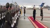 Премьер Литвы Шимоните прибыла в Украину. ВИДЕО