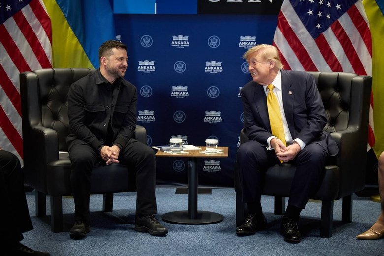 The meeting between Zelenskyy and Trump in Ankara
