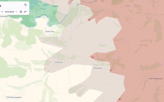 Ворог просунувся поблизу Різниківки на Донеччині, - DeepState. МАПА