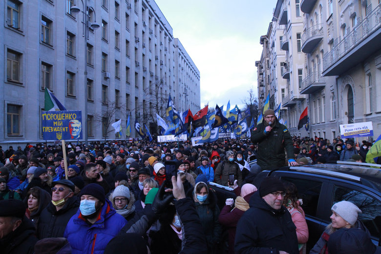 Хода на підтримку Порошенка з-під Печерського суду до Офісу Зеленського 20